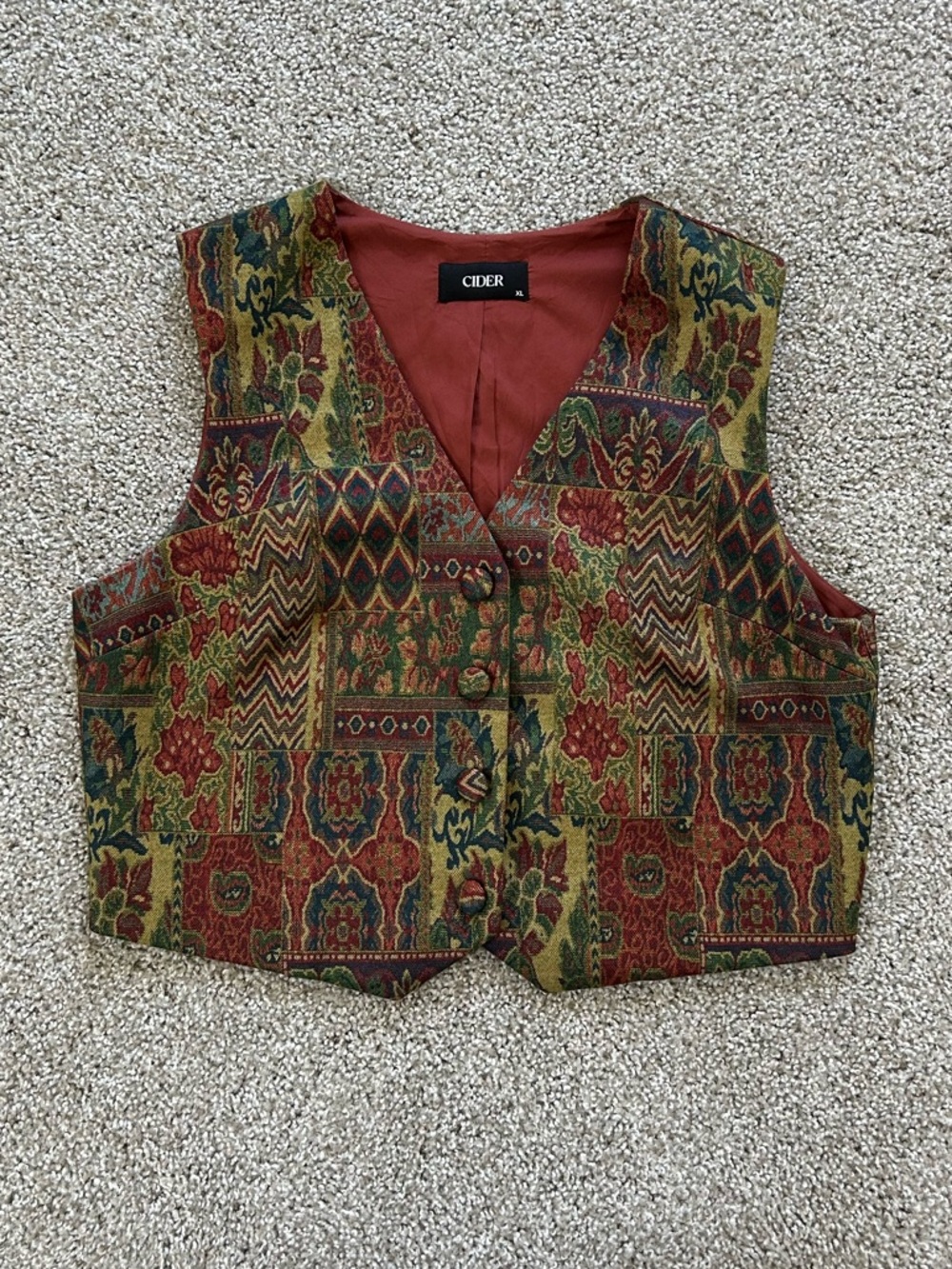 cider sleeveless vest